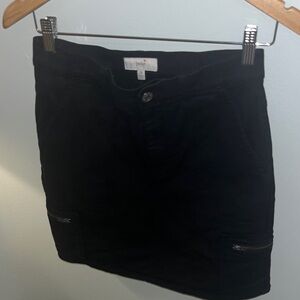 Joie Classic Black Mini Skirt